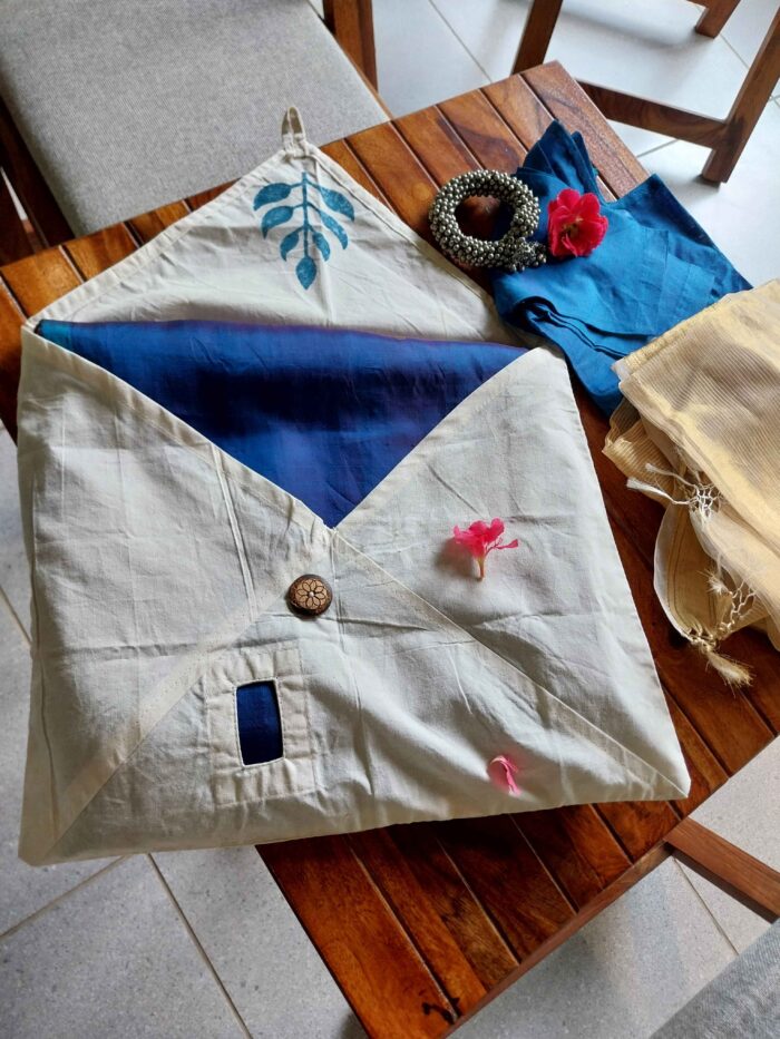 Cotton Saree Bag with window